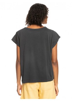 Damski t-shirt z nadrukiem Roxy Unite TH Wave - czarny ze sklepu Sportstylestory.com w kategorii Bluzki damskie - zdjęcie 154400813