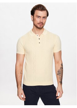 Oscar Jacobson Polo 67986837 Żółty Regular Fit ze sklepu MODIVO w kategorii T-shirty męskie - zdjęcie 154402600