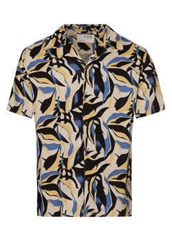 Selected Koszula męska Mężczyźni Regular Fit wiskoza beżowy wzorzysty ze sklepu vangraaf w kategorii Koszule męskie - zdjęcie 154403144