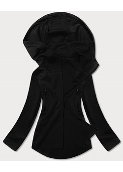 Bluza z asymetrycznym dołem czarna (hd153-01) ze sklepu goodlookin.pl w kategorii Bluzy damskie - zdjęcie 154403683