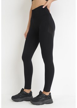 Czarne Legginsy z Efektem Push Up Divasi ze sklepu Born2be Odzież w kategorii Spodnie damskie - zdjęcie 154418784