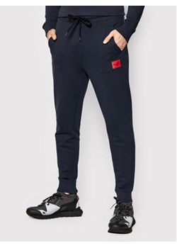 Hugo Spodnie dresowe Doak212 50447963 Granatowy Regular Fit ze sklepu MODIVO w kategorii Spodnie męskie - zdjęcie 154420990
