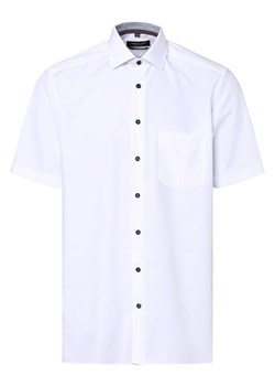 Andrew James Koszula męska Mężczyźni Regular Fit Bawełna biały jednolity kołnierzyk kent ze sklepu vangraaf w kategorii Koszule męskie - zdjęcie 154421540