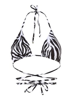 HUGO Damska góra od bikini Kobiety biały wzorzysty ze sklepu vangraaf w kategorii Stroje kąpielowe - zdjęcie 154421564