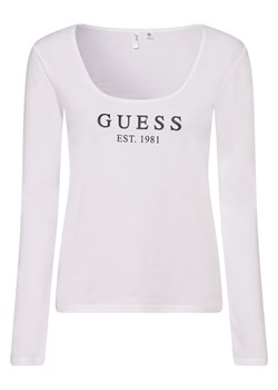 GUESS Damska koszulka od piżamy Kobiety Bawełna biały nadruk ze sklepu vangraaf w kategorii Piżamy damskie - zdjęcie 154421571