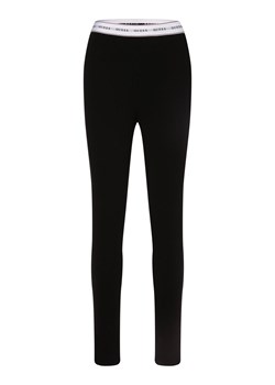 GUESS Legginsy  Kobiety Bawełna czarny jednolity ze sklepu vangraaf w kategorii Spodnie damskie - zdjęcie 154421573
