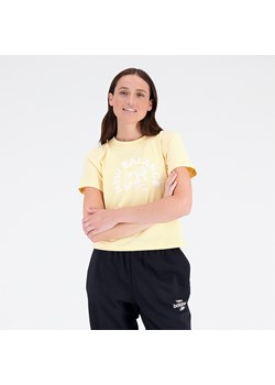 Koszulka damska New Balance WT31554RAW – żółta ze sklepu New Balance Poland w kategorii Bluzki damskie - zdjęcie 154425841