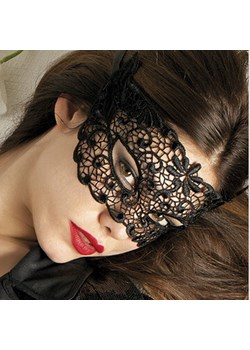 Maska koronkowa - Czarny / Uniwersalny ze sklepu Valetta.pl w kategorii Akcesoria do bielizny - zdjęcie 154427050