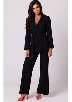 Spodnie z ozdobnymi guzikami w kolorze czarnym B252, Kolor czarny, Rozmiar L, BE ze sklepu Primodo w kategorii Spodnie damskie - zdjęcie 154429703