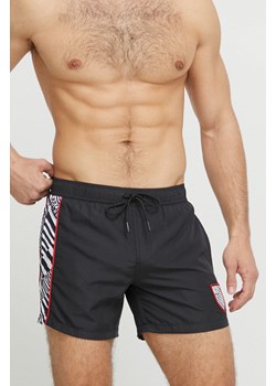 Bikkembergs szorty kąpielowe kolor czarny ze sklepu ANSWEAR.com w kategorii Kąpielówki - zdjęcie 154450872