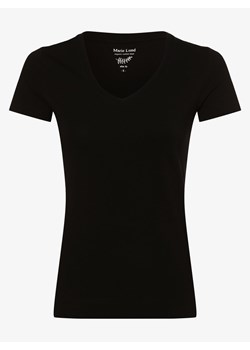 Marie Lund T-shirt damski Kobiety Bawełna czarny jednolity ze sklepu vangraaf w kategorii Bluzki damskie - zdjęcie 154457941