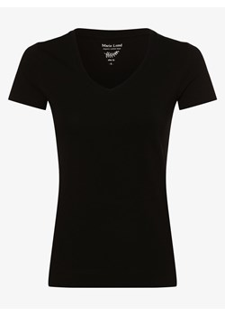 Marie Lund T-shirt damski Kobiety Bawełna czarny jednolity ze sklepu vangraaf w kategorii Bluzki damskie - zdjęcie 154457941