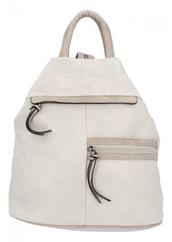 Beżowy Plecak Damski Na Co Dzień firmy Hernan (kolory) ze sklepu PaniTorbalska w kategorii Plecaki - zdjęcie 154468180