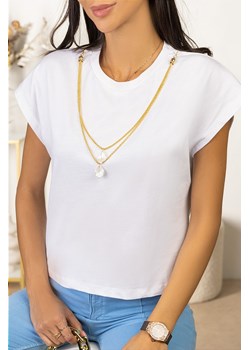 Koszulka damska DOFERDA WHITE ze sklepu Ivet Shop w kategorii Bluzki damskie - zdjęcie 154485004