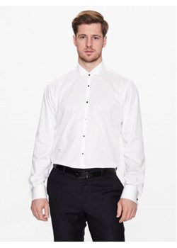 KARL LAGERFELD Koszula 605006 532699 Biały Regular Fit ze sklepu MODIVO w kategorii Koszule męskie - zdjęcie 154496030