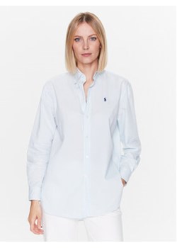 Polo Ralph Lauren Koszula 211892367001 Niebieski Regular Fit ze sklepu MODIVO w kategorii Koszule damskie - zdjęcie 154525990