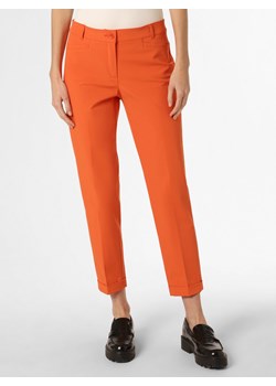 RAFFAELLO ROSSI Spodnie Kobiety Sztuczne włókno pomarańczowy jednolity ze sklepu vangraaf w kategorii Spodnie damskie - zdjęcie 154533272
