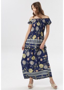 Granatowa Sukienka Alya ze sklepu Born2be Odzież w kategorii Sukienki - zdjęcie 154559953