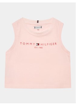 Tommy Hilfiger Top KG0KG07262 M Różowy Regular Fit ze sklepu MODIVO w kategorii Bluzki dziewczęce - zdjęcie 155783864