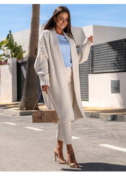 Sweter Maylory Kremowy ze sklepu Lisa Mayo w kategorii Swetry damskie - zdjęcie 155791553