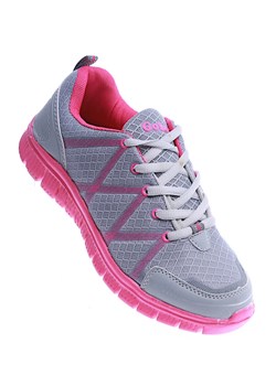 Lekkie sportowe buty damskie szaro różowe /C5-3 13748 S203/ ze sklepu Pantofelek24.pl w kategorii Buty sportowe damskie - zdjęcie 155836941