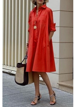Sukienka BOTERDA RED ze sklepu Ivet Shop w kategorii Sukienki - zdjęcie 155839730