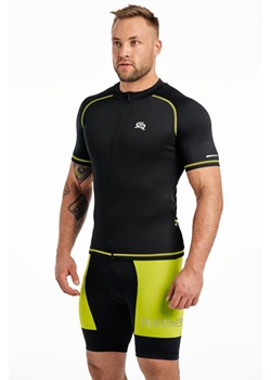 Męska koszulka Rowerowa CROSS SX : Kolor - Czarny/Zielony, Rozmiar - XXL ze sklepu ROUGH RADICAL w kategorii Odzież rowerowa męska - zdjęcie 155840222