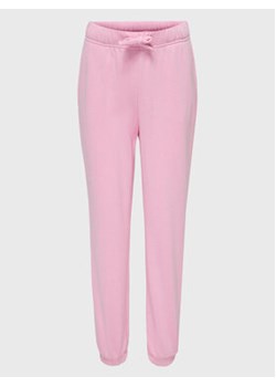 Kids ONLY Spodnie dresowe 15246735 Różowy Regular Fit ze sklepu MODIVO w kategorii Spodnie dziewczęce - zdjęcie 155844784