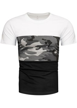 Koszulka męska w pasy Recea ze sklepu Recea.pl w kategorii T-shirty męskie - zdjęcie 155849513