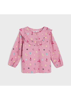 Sinsay - Koszula z falbanką - Różowy ze sklepu Sinsay w kategorii Odzież dla niemowląt - zdjęcie 155868983