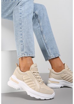 Beżowe Sneakersy Doreania ze sklepu renee.pl w kategorii Buty sportowe damskie - zdjęcie 155928742