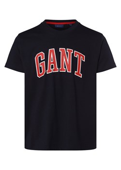 Gant T-shirt męski Mężczyźni Bawełna granatowy nadruk ze sklepu vangraaf w kategorii T-shirty męskie - zdjęcie 155931860