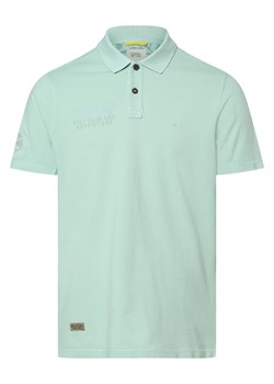 Camel Active Męska koszulka polo Mężczyźni Bawełna miętowy jednolity ze sklepu vangraaf w kategorii T-shirty męskie - zdjęcie 155931863