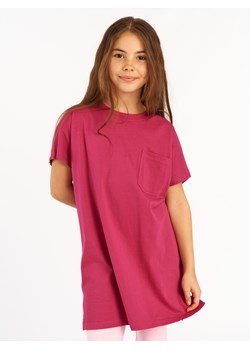 GATE Bawełniany t-shirt basic z kieszonką 8Y ze sklepu gateshop w kategorii Bluzki dziewczęce - zdjęcie 155946310