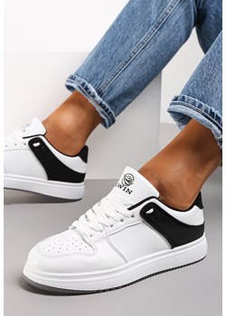 Biało-Czarne Sneakersy Halse ze sklepu renee.pl w kategorii Buty sportowe damskie - zdjęcie 155954474