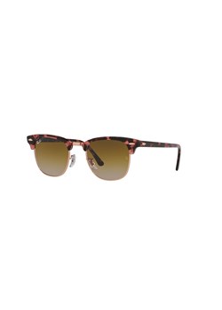 Ray-Ban okulary CLUBMASTER kolor brązowy 0RB3016 ze sklepu ANSWEAR.com w kategorii Okulary przeciwsłoneczne męskie - zdjęcie 155955272