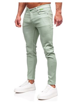 Zielone spodnie materiałowe męskie Denley GT-S ze sklepu Denley w kategorii Spodnie męskie - zdjęcie 155968582