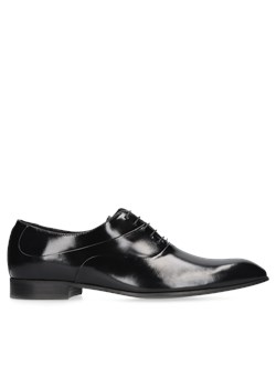 Czarne Oxfordy Kevin, Conhpol, Oxford, CE4602-01, Konopka Shoes ze sklepu Konopka Shoes w kategorii Buty eleganckie męskie - zdjęcie 155971212