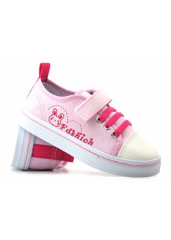 Trampki sportowe dla dziewczynki - AXIM 23753, różowe ze sklepu ulubioneobuwie w kategorii Trampki dziecięce - zdjęcie 155995764
