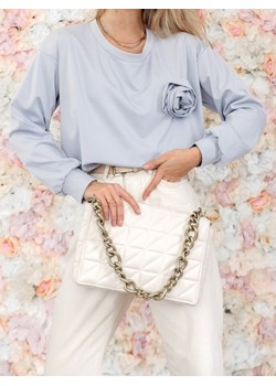 Bluza Doris New Szara ze sklepu Lisa Mayo w kategorii Bluzy damskie - zdjęcie 156005900
