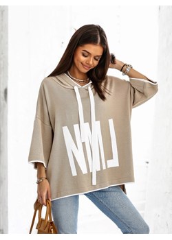 Sweter NML Beżowy ze sklepu Lisa Mayo w kategorii Swetry damskie - zdjęcie 156005922