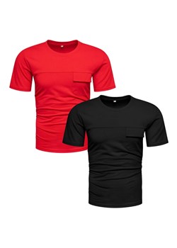 Zestaw koszulek męskich z kieszonką Recea ze sklepu Recea.pl w kategorii T-shirty męskie - zdjęcie 156013852