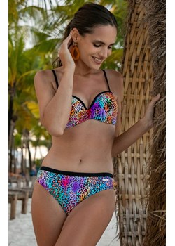 Dwuczęściowy kostium kąpielowy w kolorowe cętki 100/05, Kolor multicolour, Rozmiar L, Primo ze sklepu Intymna w kategorii Stroje kąpielowe - zdjęcie 156015633