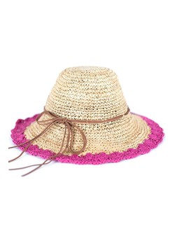 Babie lato kapelusz plażowy cz20214-3, Kolor beżowo-różowy, Rozmiar uniwersalny, Art of Polo ze sklepu Primodo w kategorii Kapelusze damskie - zdjęcie 156042030