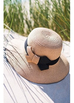 Kawa z mlekiem kapelusz plażowy cz20118-1, Kolor biały, Rozmiar uniwersalny, Art of Polo ze sklepu Primodo w kategorii Kapelusze damskie - zdjęcie 156042101