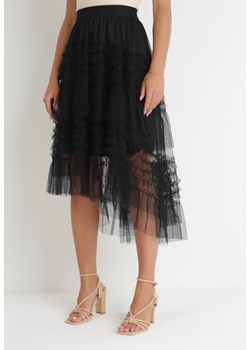 Czarna Rozkloszowana Spódnica Tiulowa Worlett ze sklepu Born2be Odzież w kategorii Spódnice - zdjęcie 156047844