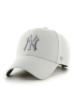 Czapka z daszkiem uniseks 47 Brand New York Yankees Ballpark Snapback - szara ze sklepu Sportstylestory.com w kategorii Czapki z daszkiem męskie - zdjęcie 156050453