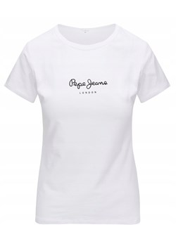 Koszulka T-shirt damski Pepe Jeans London White ze sklepu DRESSU w kategorii Bluzki damskie - zdjęcie 156074122