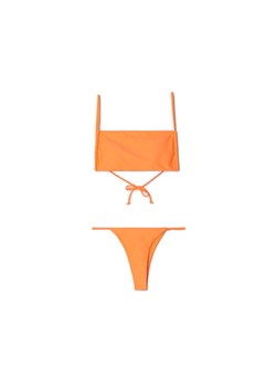 Cropp - Pomarańczowy strój kąpielowy bikini - pomarańczowy ze sklepu Cropp w kategorii Stroje kąpielowe - zdjęcie 156077453