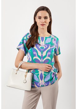 Wiskozowa bluzka w kolorowy print ze sklepu Molton w kategorii Bluzki damskie - zdjęcie 156078663